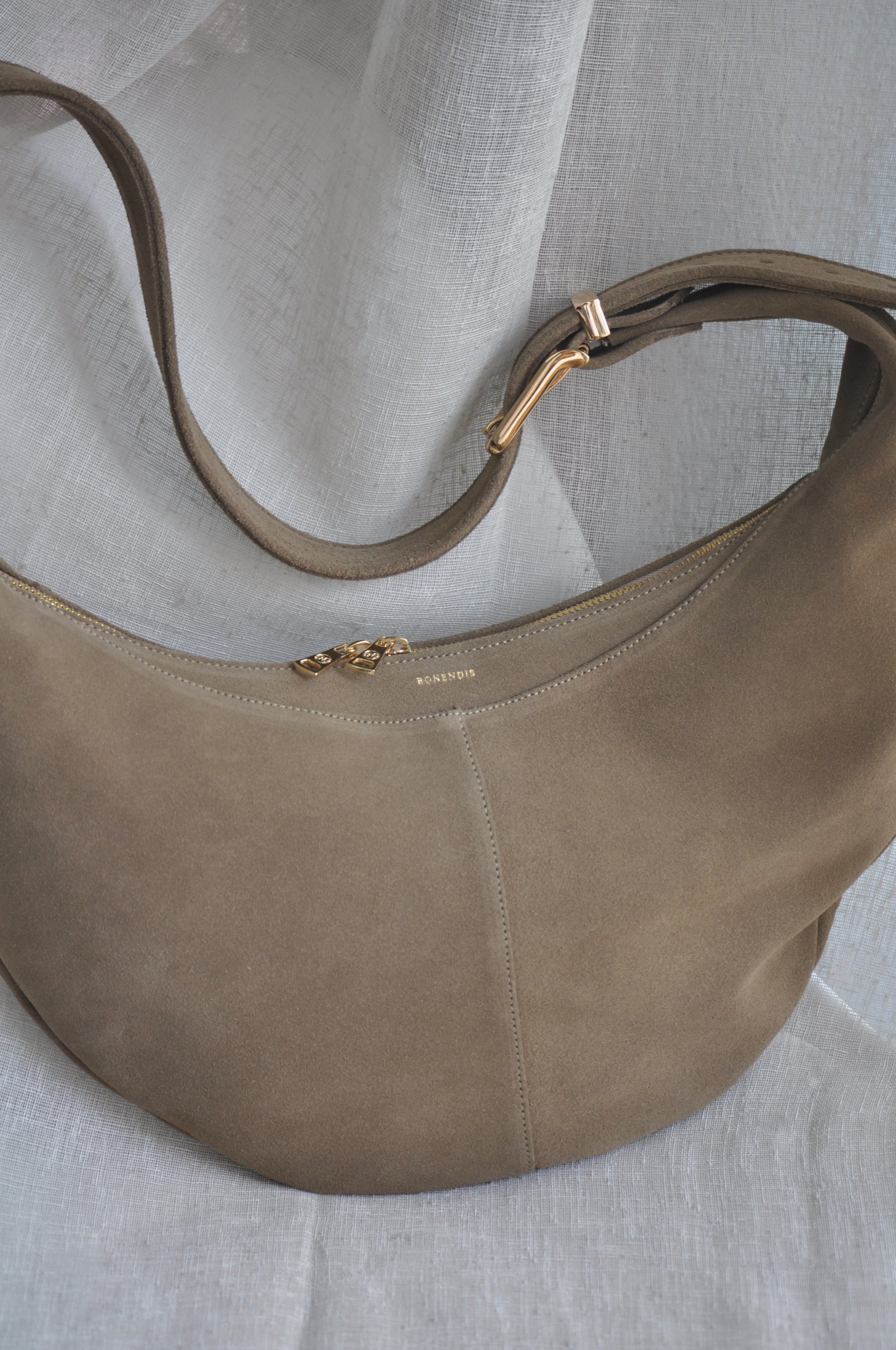 Shoulder Bag Roots West End Hobo Ariana Suede Leather Shoulder Bag