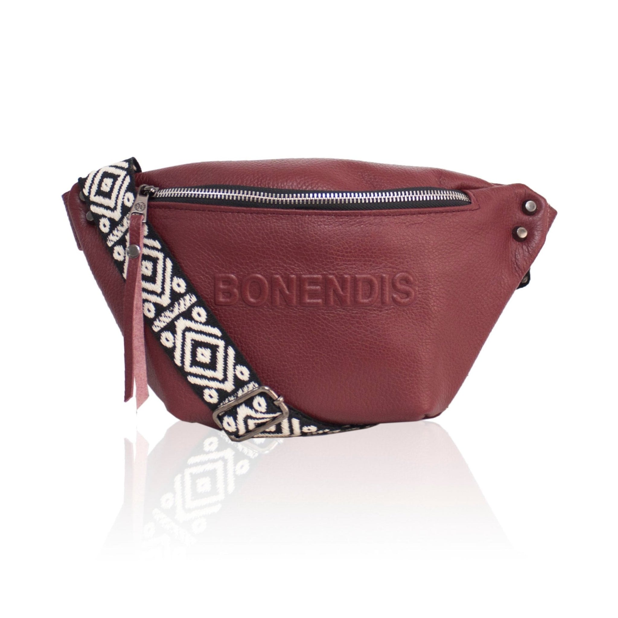 Fanny Pack Little Burgundy Bags Leather Belt Bag Venus Taupe- Bonendis