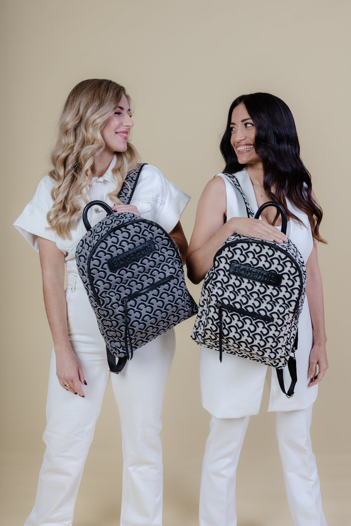Canvas classic backpack - White - Bonendis