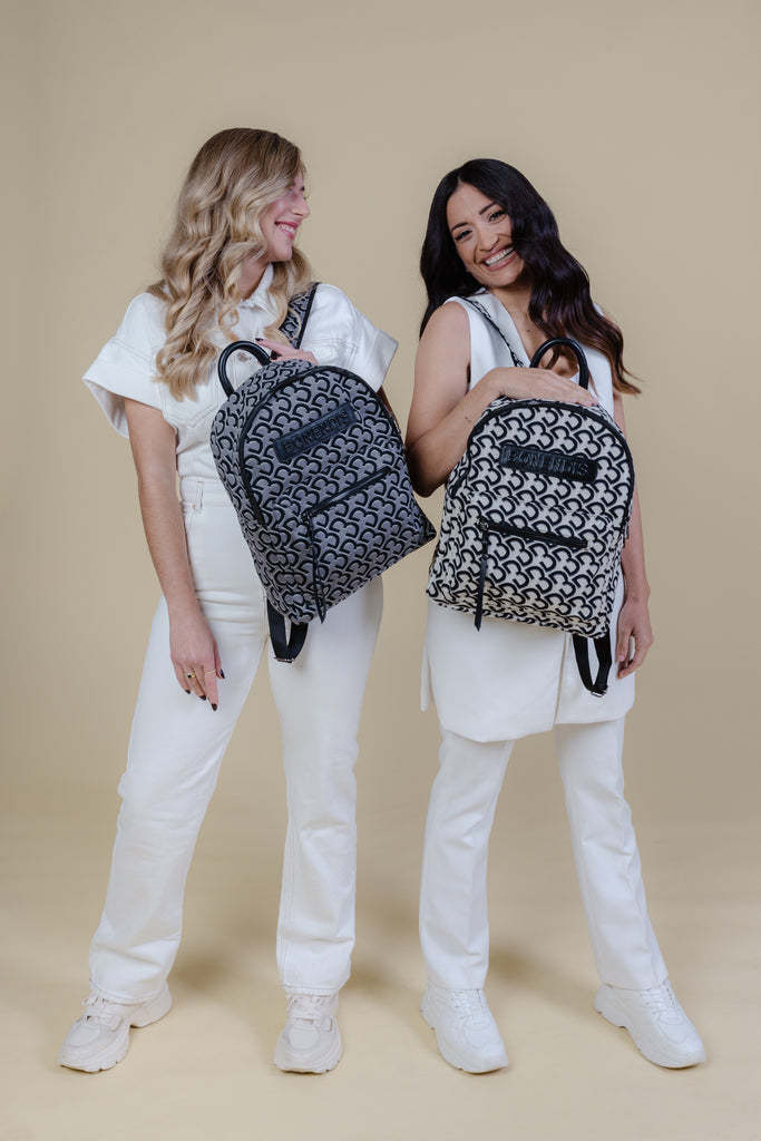 Canvas classic backpack - White - Bonendis