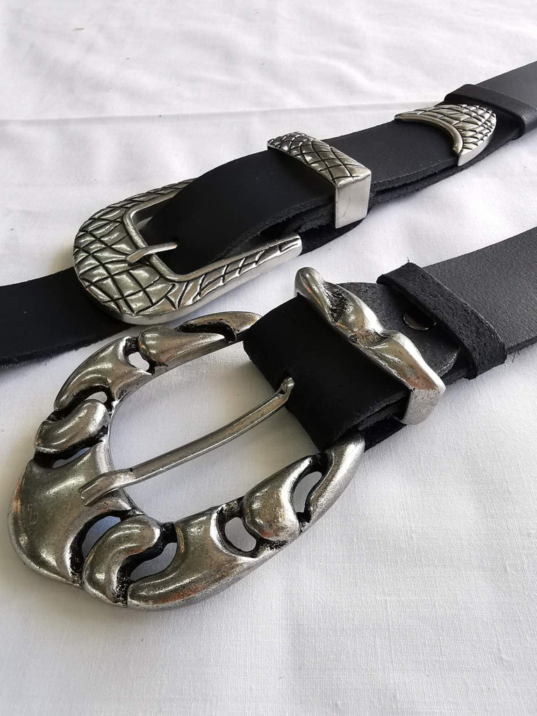 Lea Leather Belt Black - bonendis